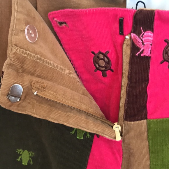 Vintage Lilly Pulitzer Patchwork Cords Pants - Picture 3 of 13